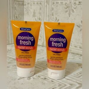 Lot of 2 XtraCare Morning Fresh Facial Scrub 5 oz each